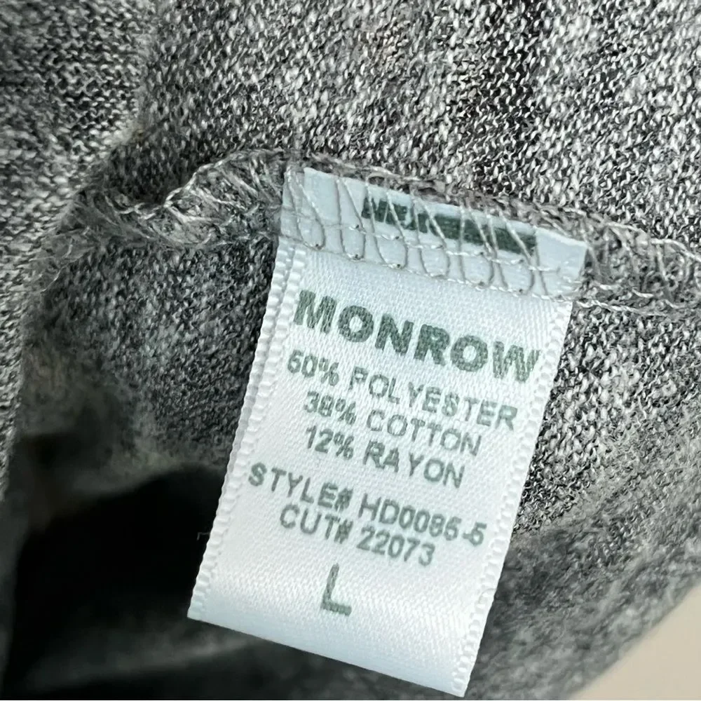 Monrow Gray Star Print Midi Dress - Picture 9 of 9